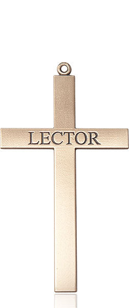 14kt Gold Lector Cross Medal