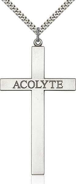 Sterling Silver Acolyte Cross Pendant
