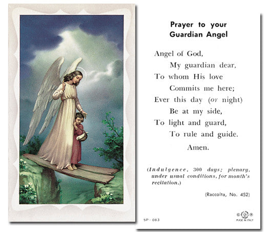 Guardian Angel Girl With Prayer