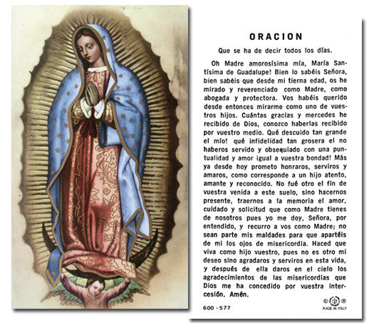 Oracion Our Lady Of Guadalupe