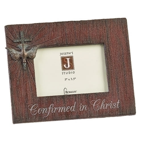 Distressed Confirmation Frame 6.5"