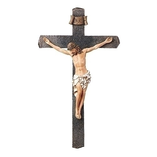 Black Wall Crucifix, 13.25"