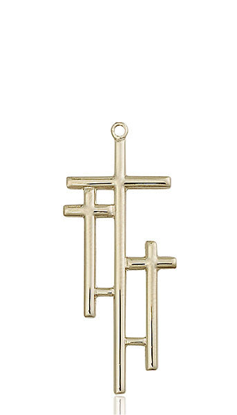14kt Gold Cross Medal