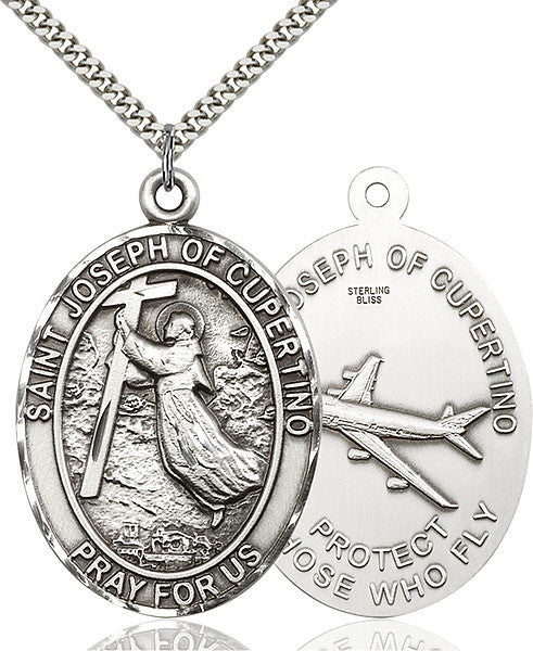 Sterling Silver St. Joseph of Cupertino Pendant
