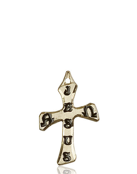 14kt Gold Cross Medal