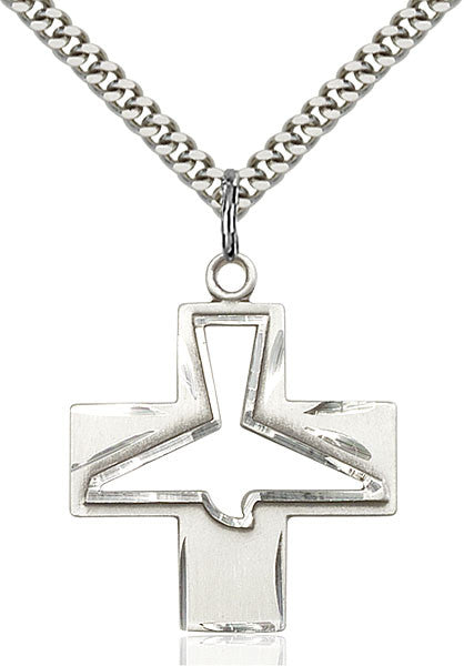 Sterling Silver Holy Spirit Pendant
