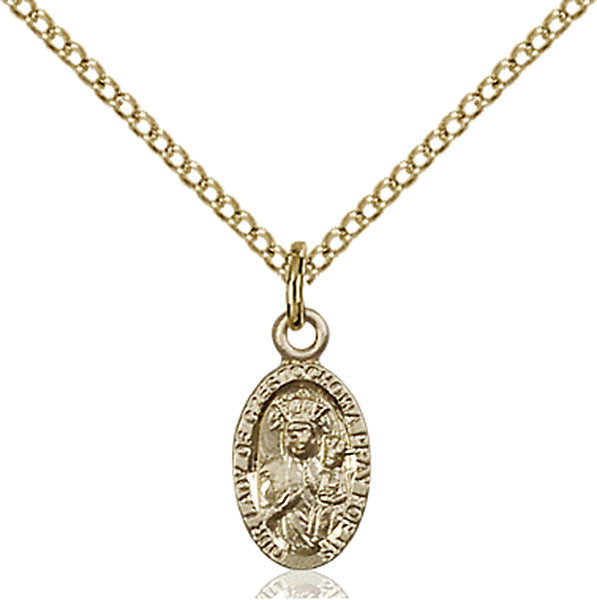Gold Filled O/L of Czestochowa Pendant