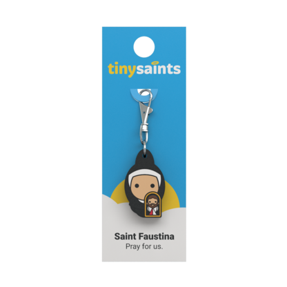 Tiny Saints Charm - St. Faustina