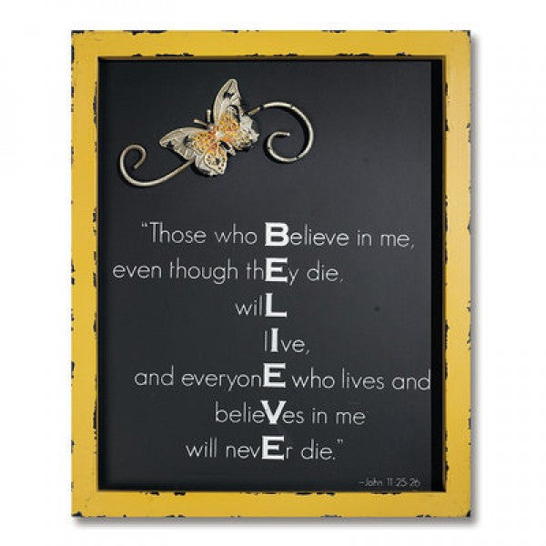 Discovering the Word” Plaques — Believe