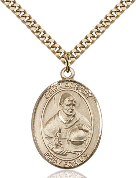 Gold Filled St. Albert the Great Pendant