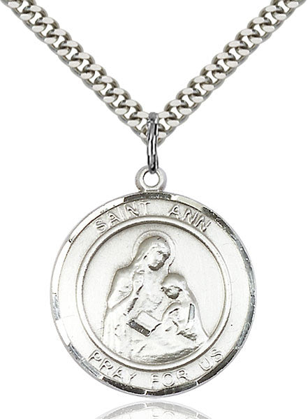 Sterling Silver St. Ann Pendant