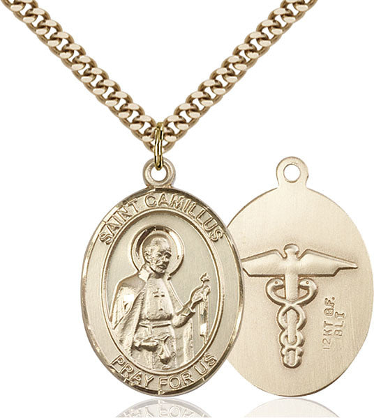 Gold Filled St. Camillus of Lellis Pendant