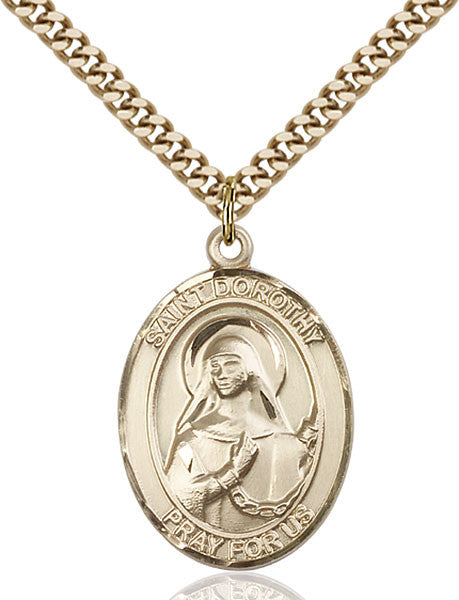 Gold Filled St. Dorothy Pendant