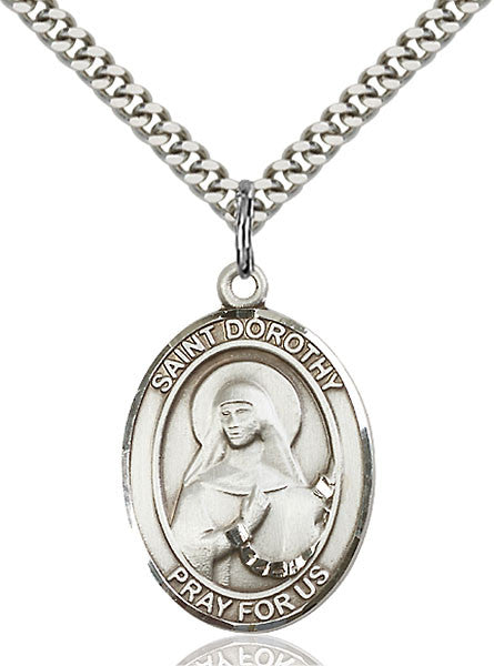 Sterling Silver St. Dorothy Pendant