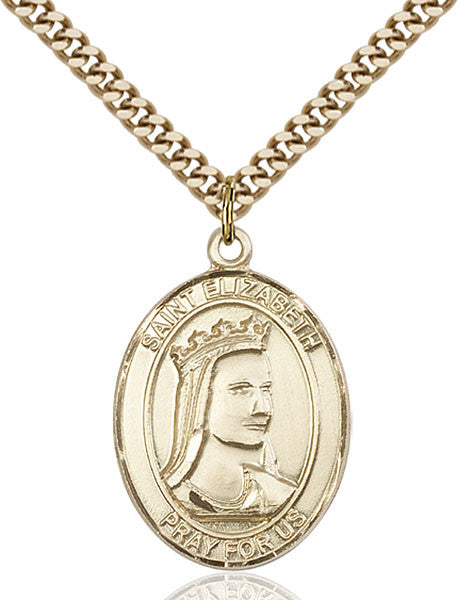 Gold Filled St. Elizabeth of Hungary Pendant