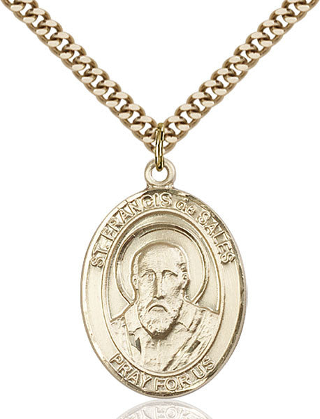 Gold Filled St. Francis de Sales Pendant