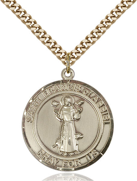 Gold Filled St. Francis of Assisi Pendant