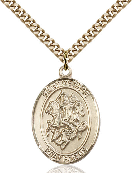 Gold Filled St. George Pendant