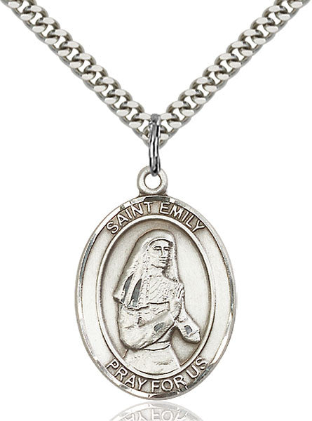 Sterling Silver St. Emily de Vialar Pendant
