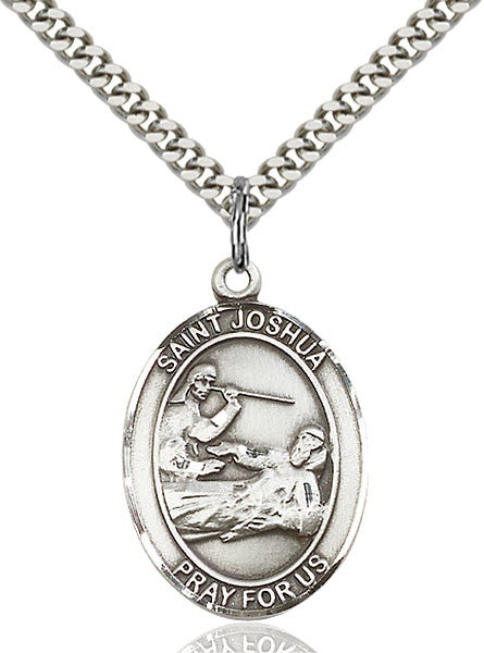 Sterling Silver St. Joshua Pendant