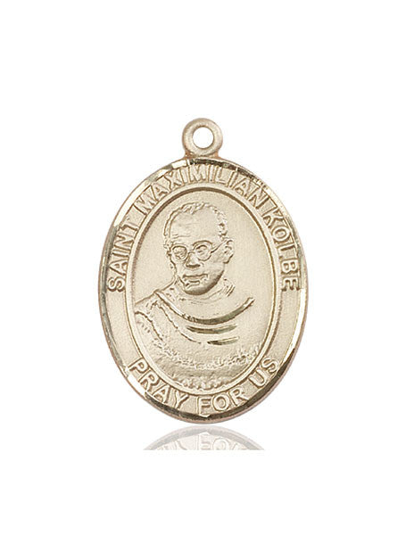 14kt Gold St. Maximilian Kolbe Medal
