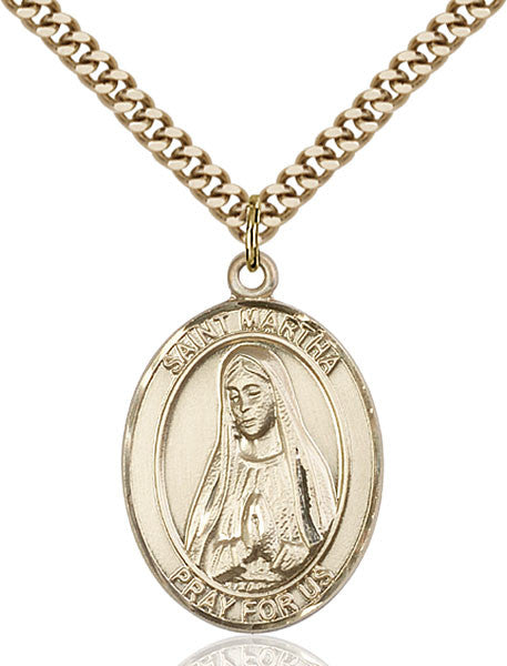 Gold Filled St. Martha Pendant