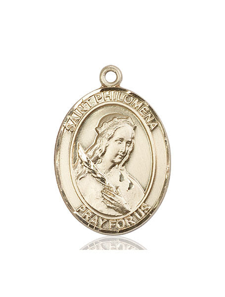14kt Gold St. Philomena Medal