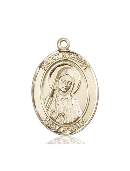 14kt Gold St. Monica Medal