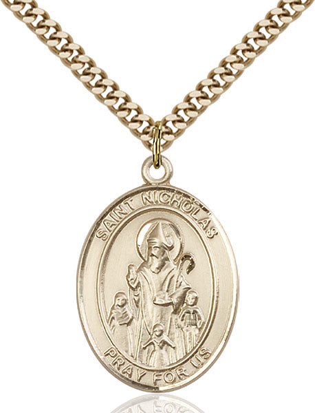 Gold Filled St. Nicholas Pendant