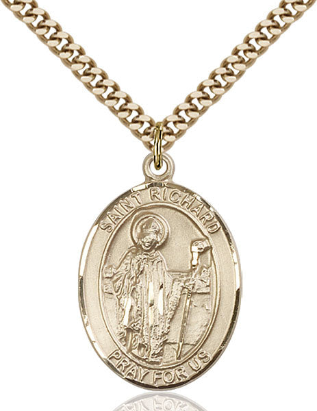 Gold Filled St. Richard Pendant