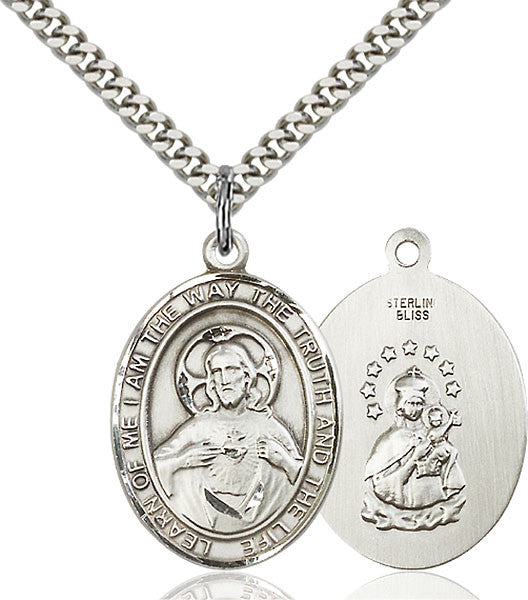 Sterling Silver Scapular Pendant