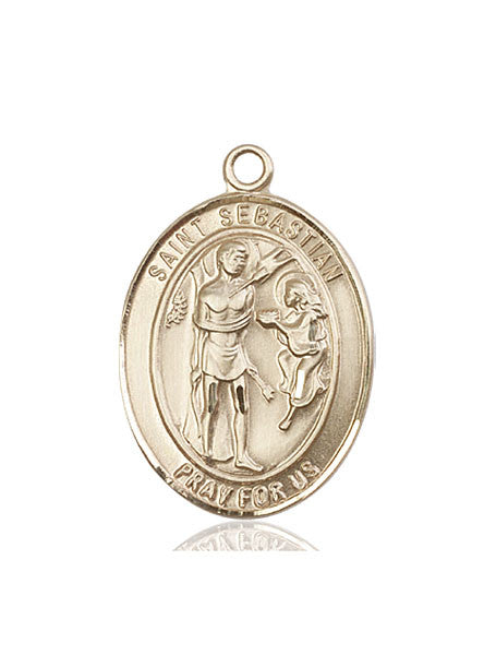 14kt Gold St. Sebastian Medal