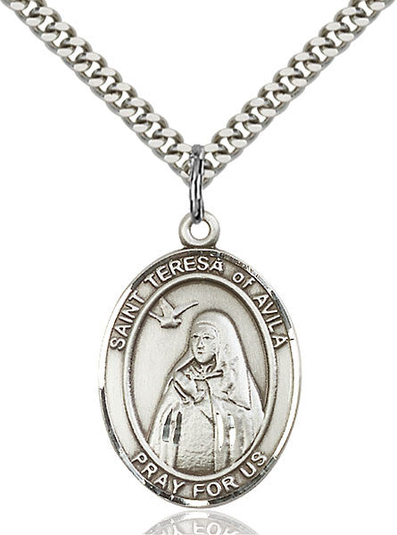 Sterling Silver St. Teresa of Avila Pendant