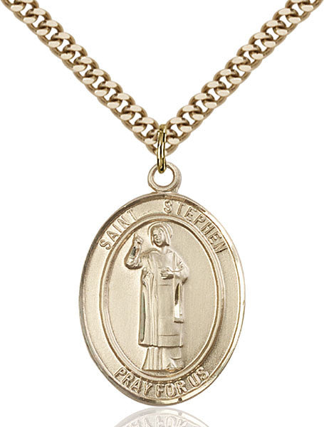 Gold Filled St. Stephen the Martyr Pendant