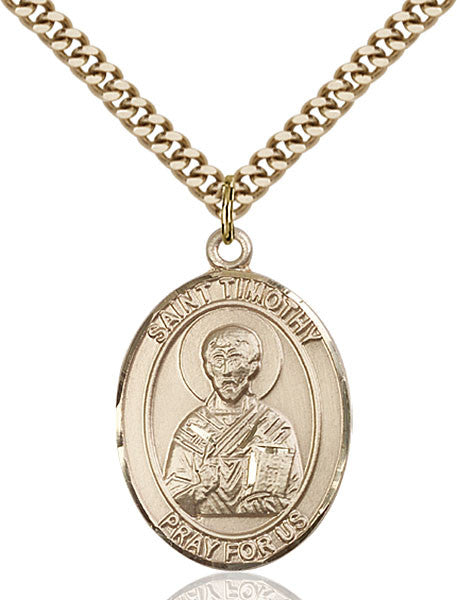 Gold Filled St. Timothy Pendant