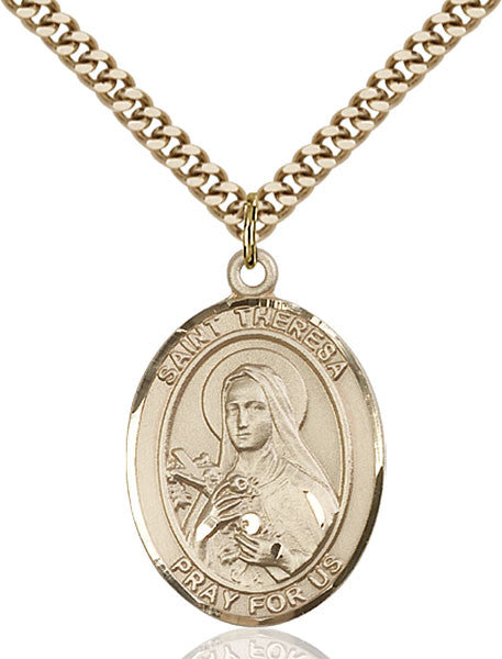 Gold Filled St. Theresa Pendant