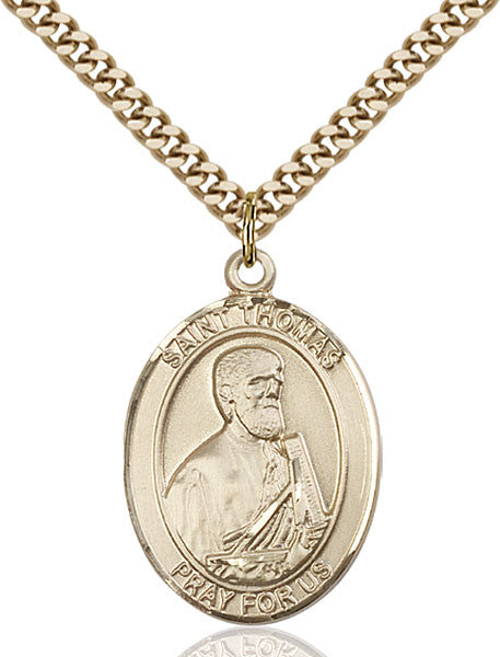 Gold Filled St. Thomas the Apostle Pendant