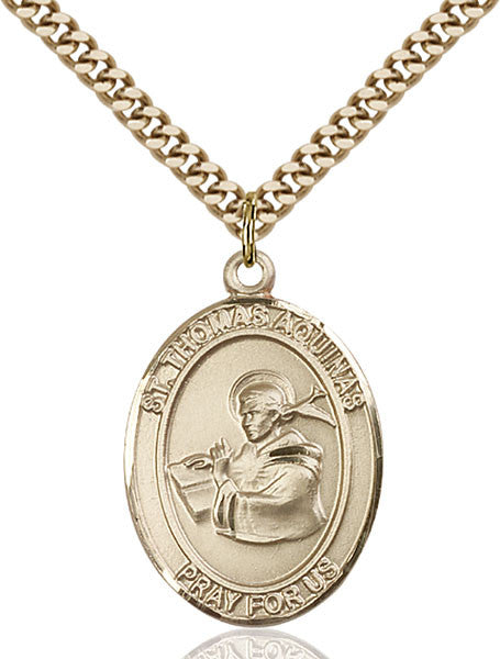Gold Filled St. Thomas Aquinas Pendant