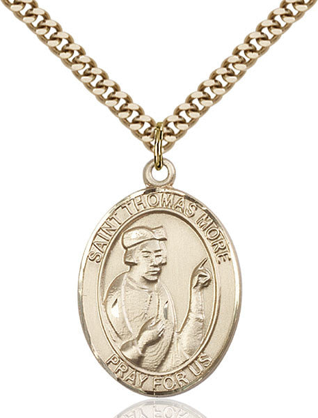 Gold Filled St. Thomas More Pendant
