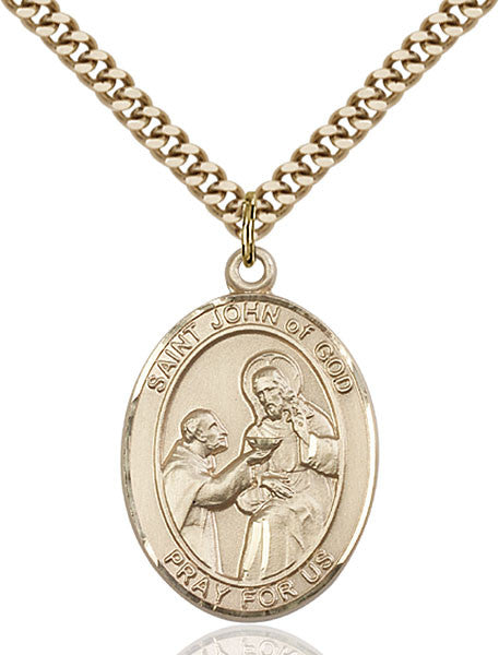 Gold Filled St. John of God Pendant