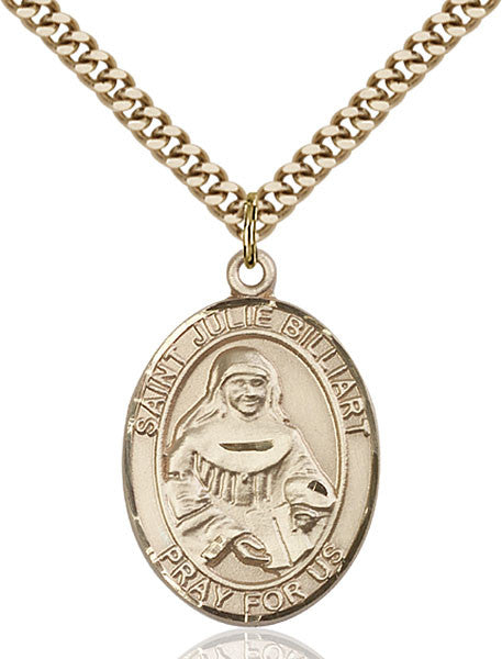 Gold Filled St. Julie Billiart Pendant