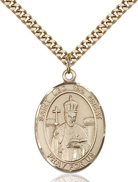 Gold Filled St. Leo the Great Pendant