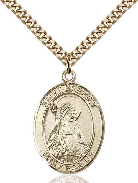 Gold Filled St. Bridget of Sweden Pendant
