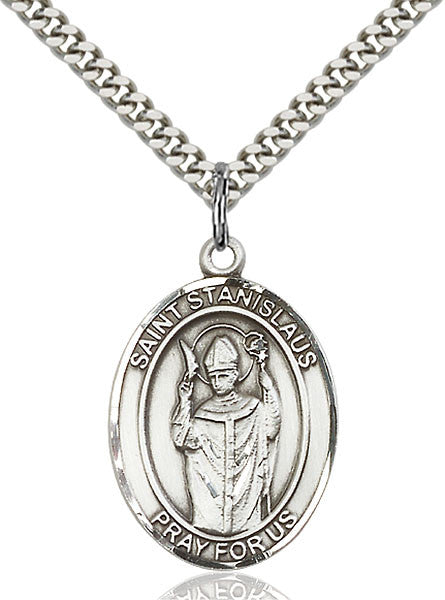 Sterling Silver St. Stanislaus Pendant