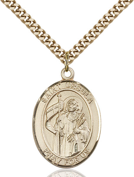 Gold Filled St. Ursula Pendant