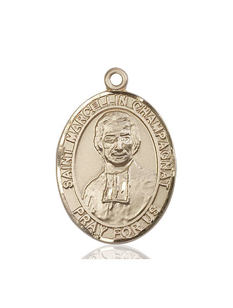 14kt Gold St. Marcellin Champagnat Medal