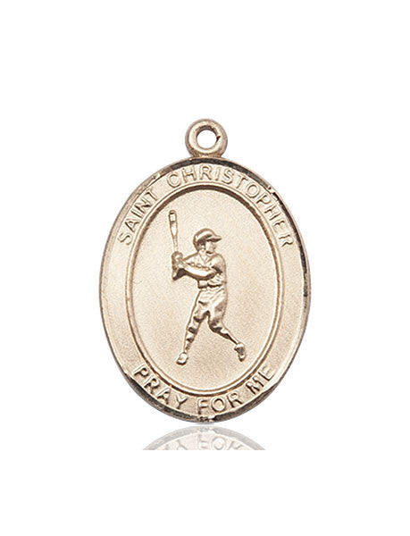 14kt Gold St. Christopher Medal