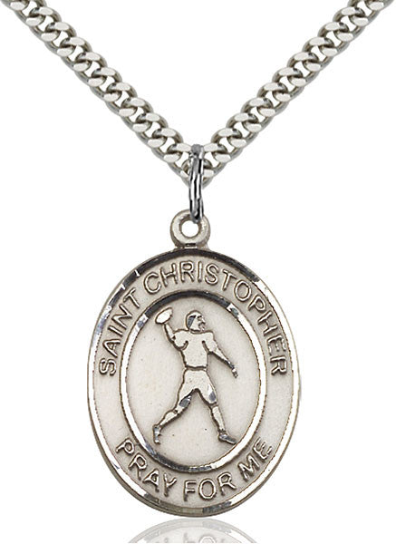 Sterling Silver St. Christopher Pendant