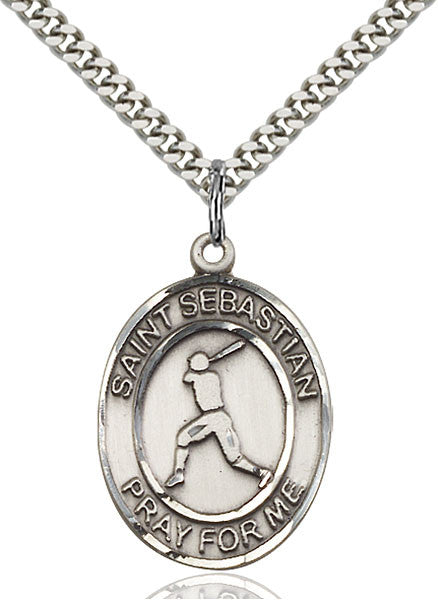 Sterling Silver St. Sebastian Pendant