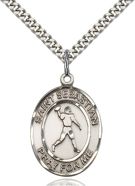 Sterling Silver St. Sebastian Pendant